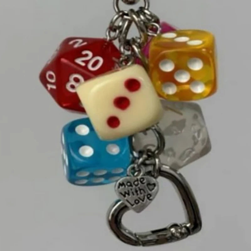 Lucky Roll Dice Mini Pouch Charm