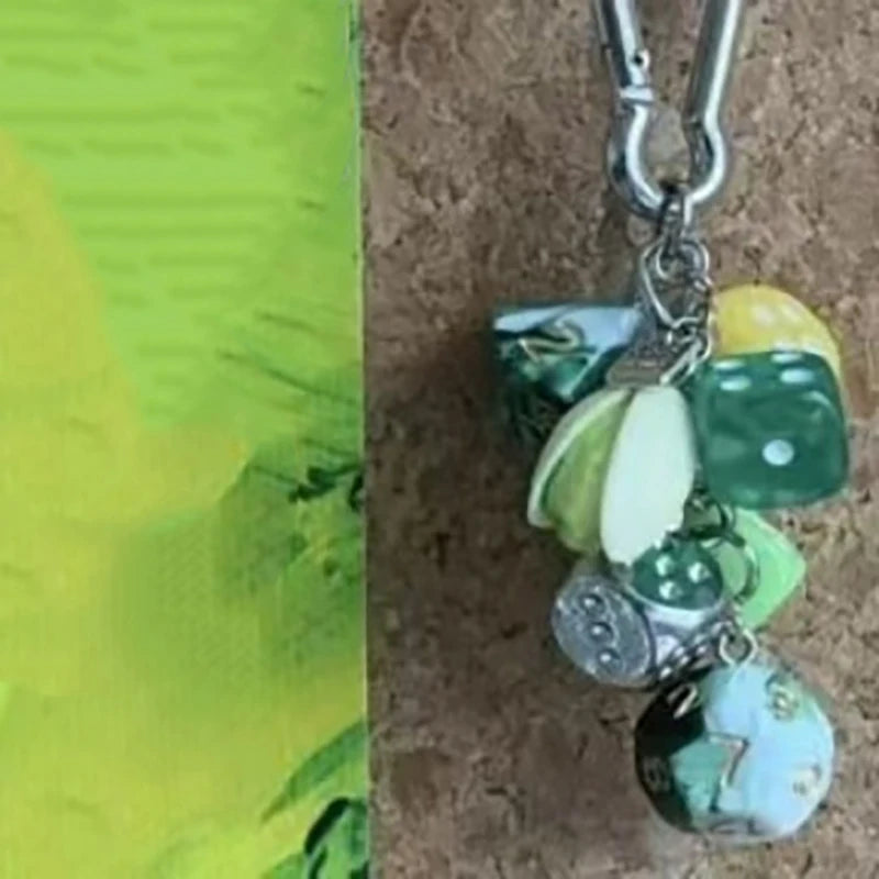 Lucky Roll Dice Mini Pouch Charm