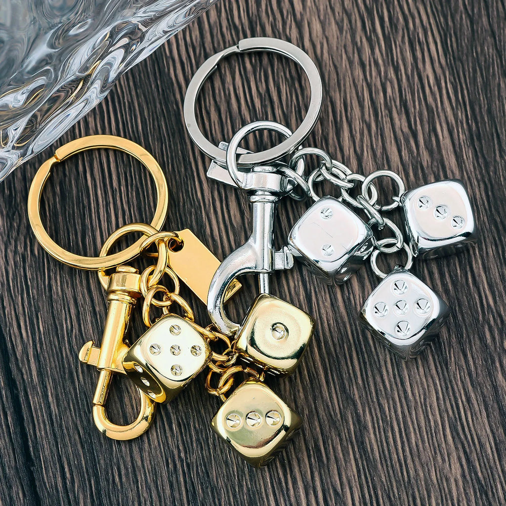 Lucky Dice Keychain