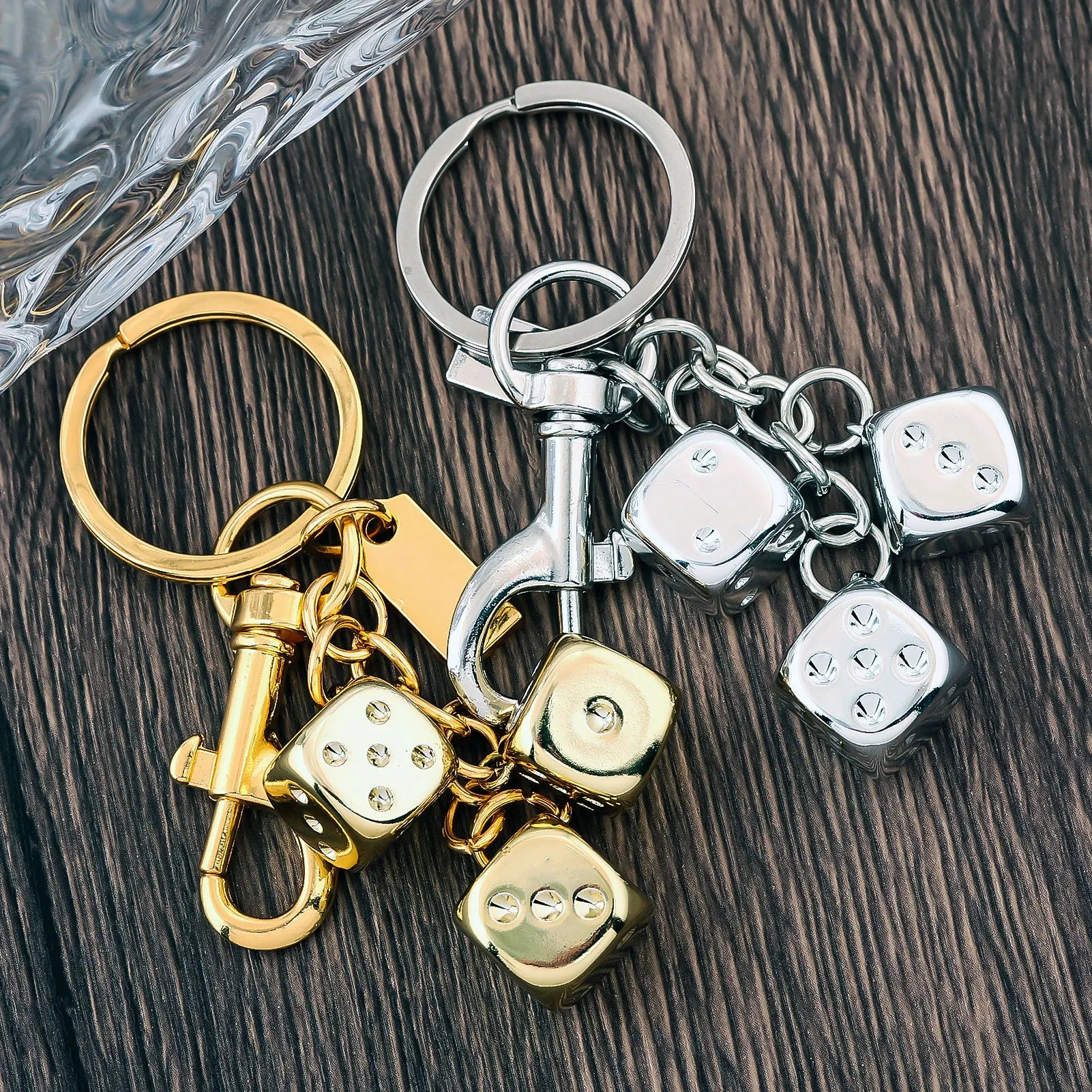 Lucky Dice Keychain