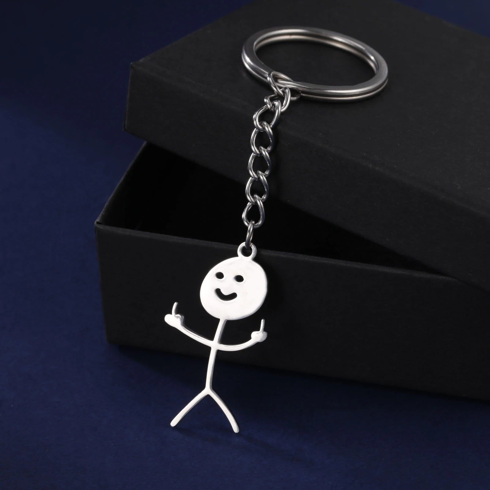 Stickman Keychain