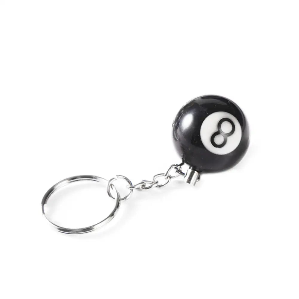 Cherry Billiard Ball Keychain
