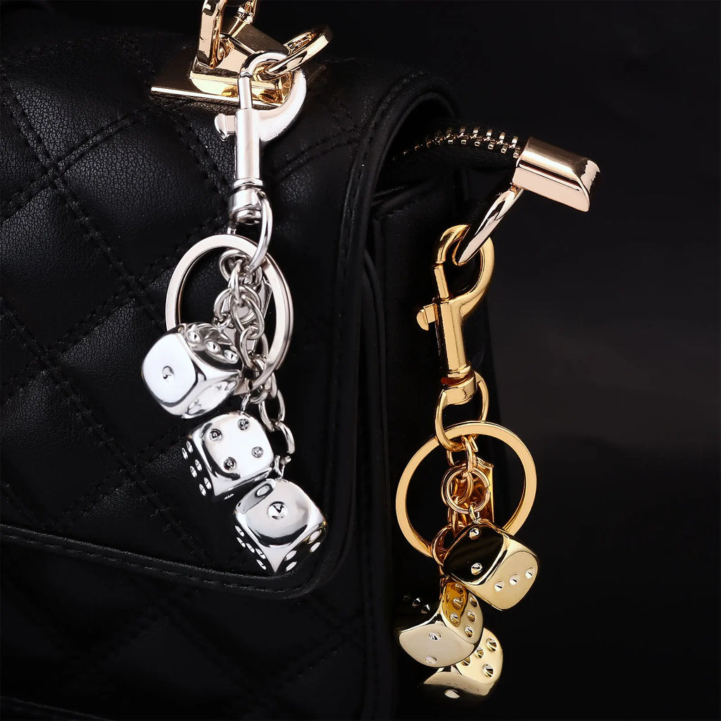 Lucky Dice Keychain