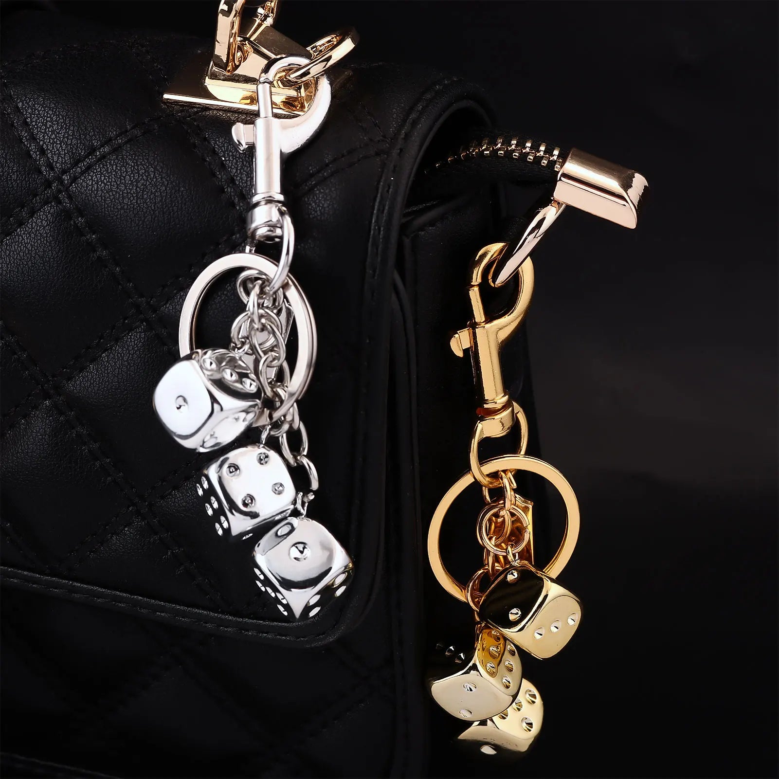 Lucky Dice Keychain
