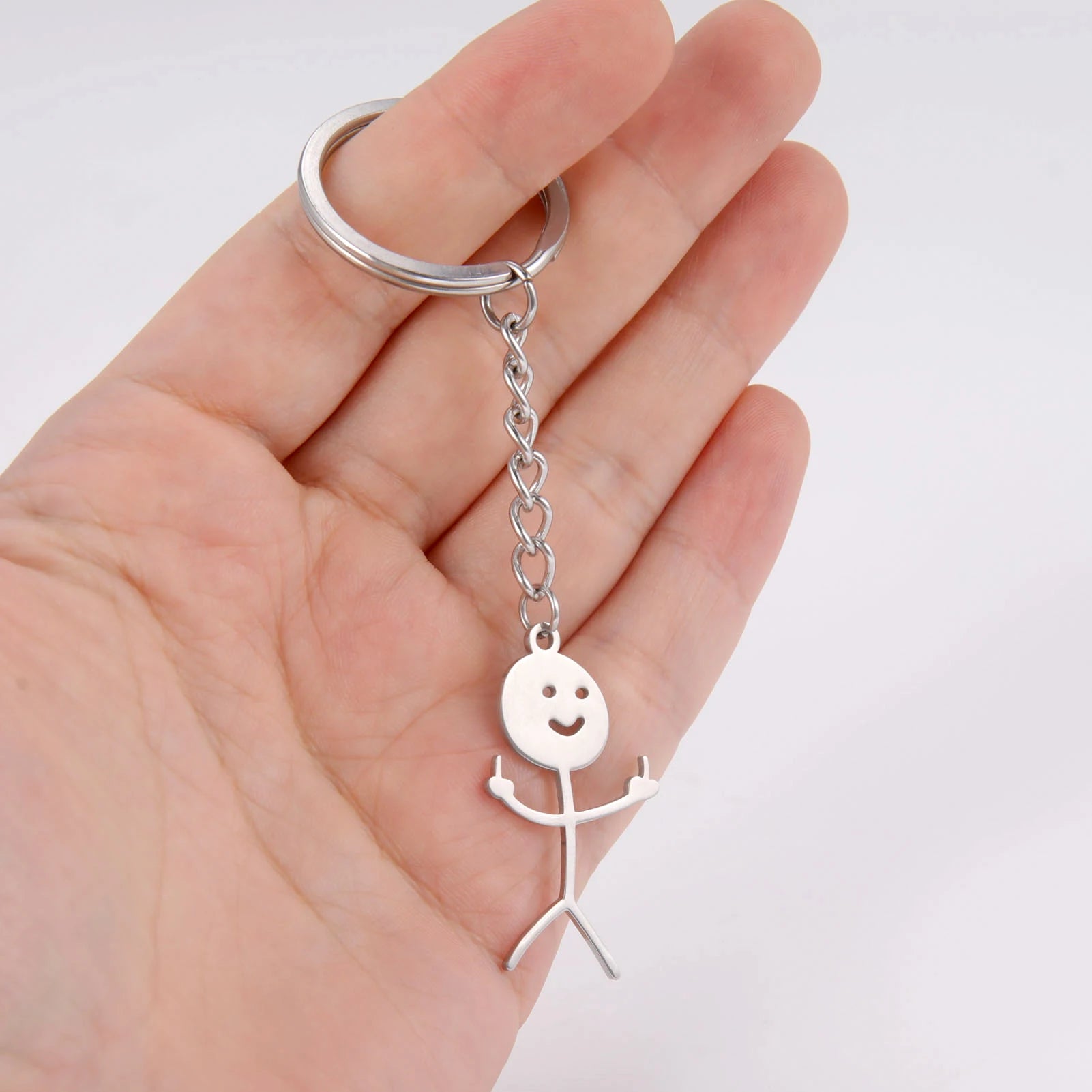 Stickman Keychain