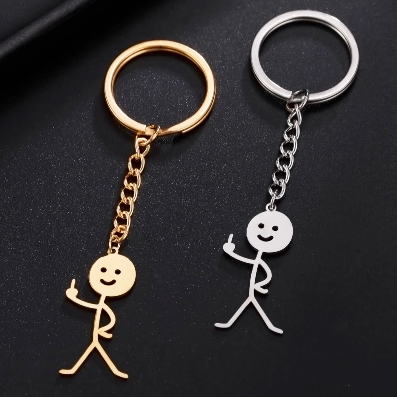 Stickman Keychain