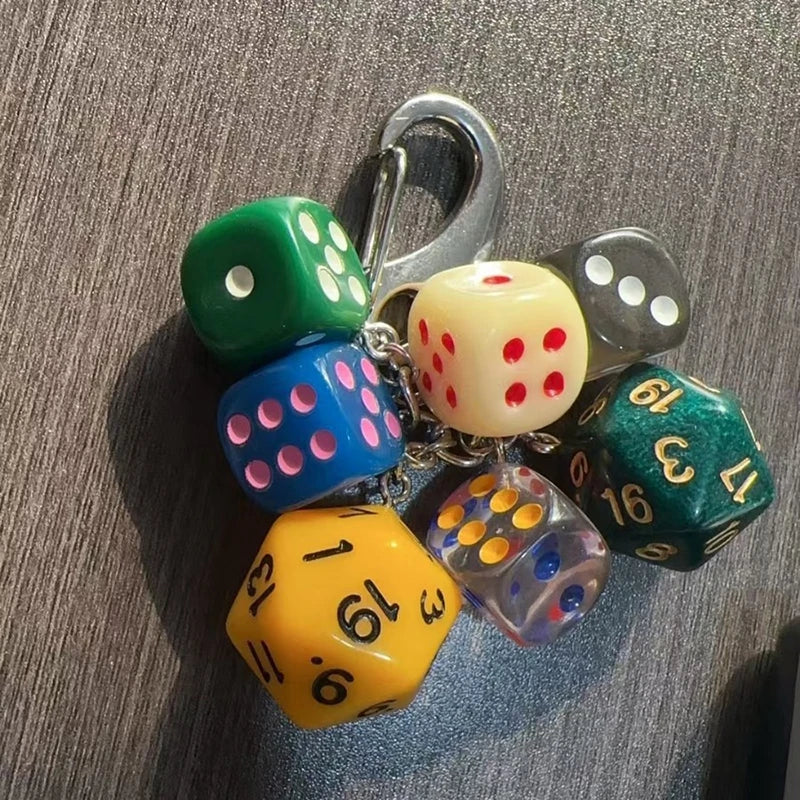 Lucky Roll Dice Mini Pouch Charm