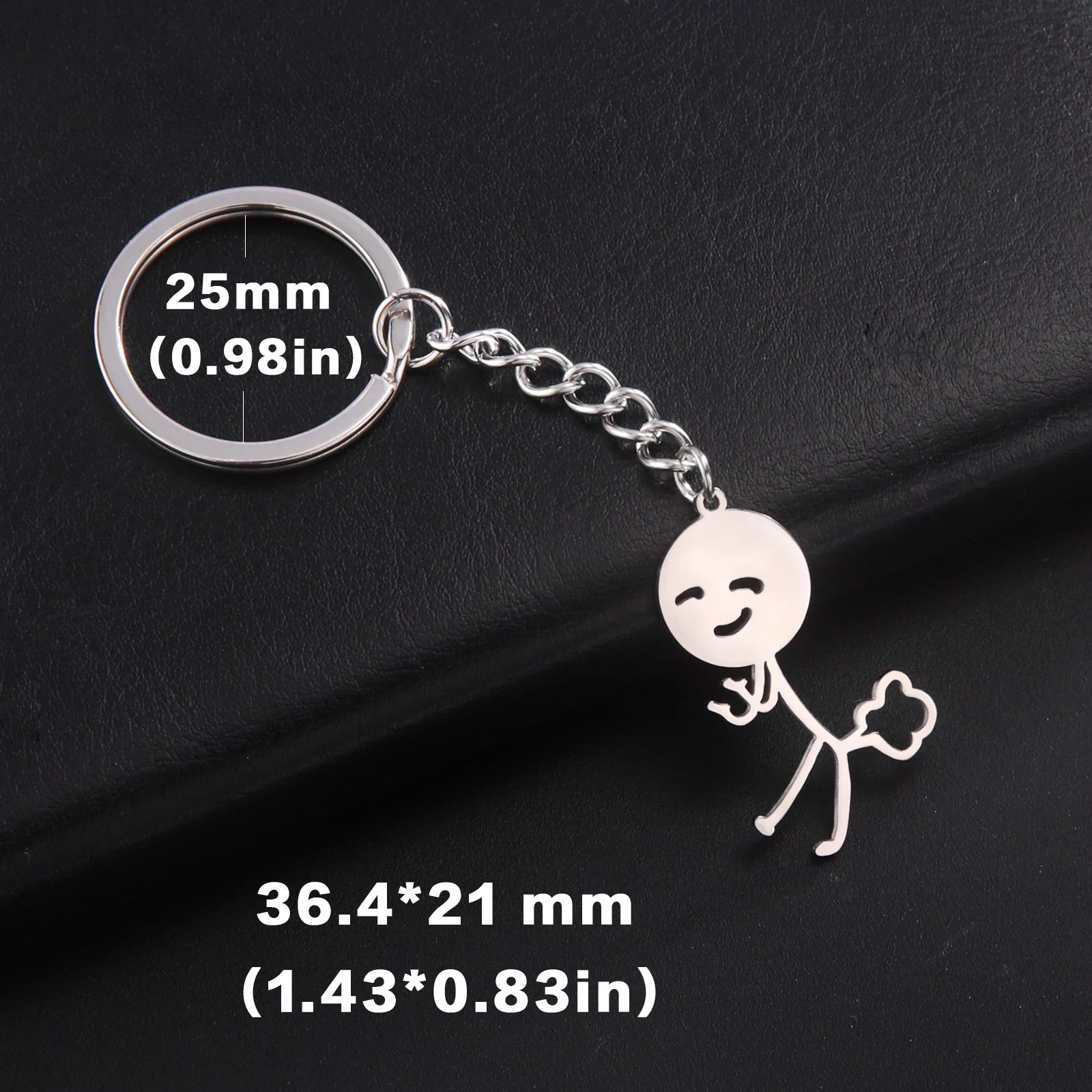 Stickman Keychain