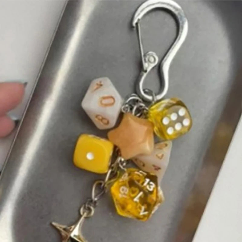 Lucky Roll Dice Mini Pouch Charm