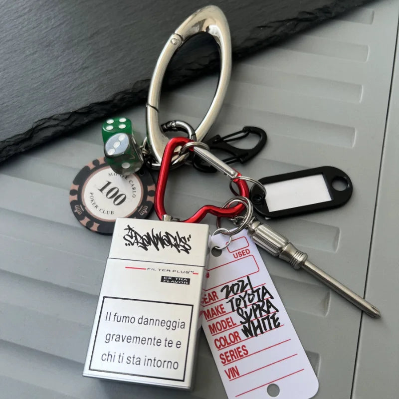 Silver Punk Carabiner