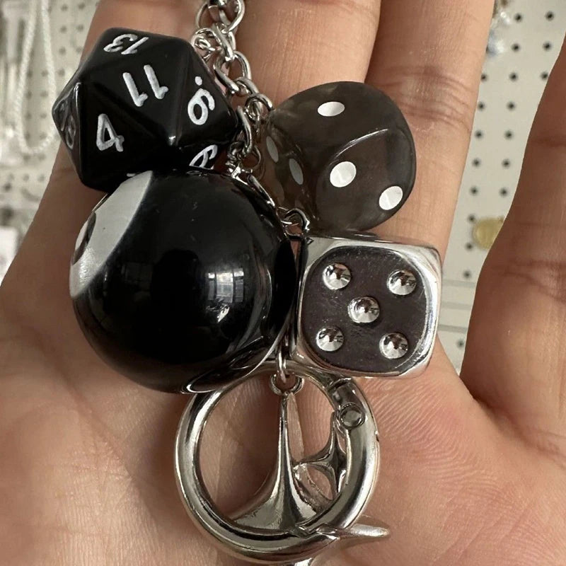 Lucky Roll Dice Mini Pouch Charm