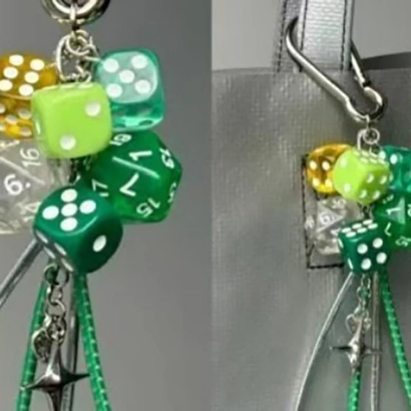 Lucky Roll Dice Mini Pouch Charm
