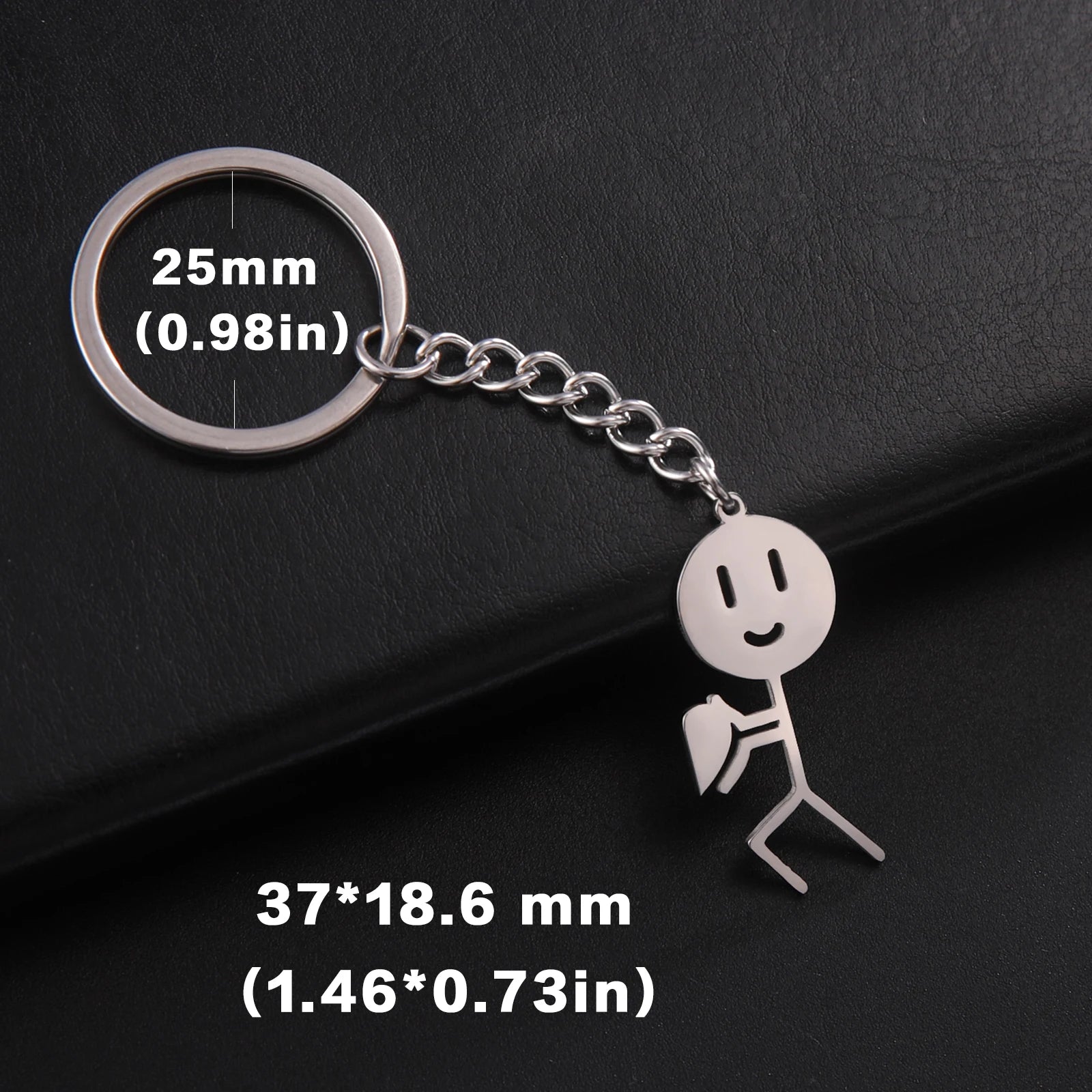 Stickman Keychain