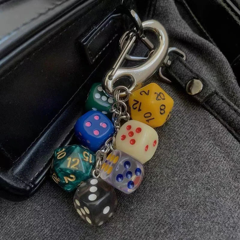 Lucky Roll Dice Mini Pouch Charm