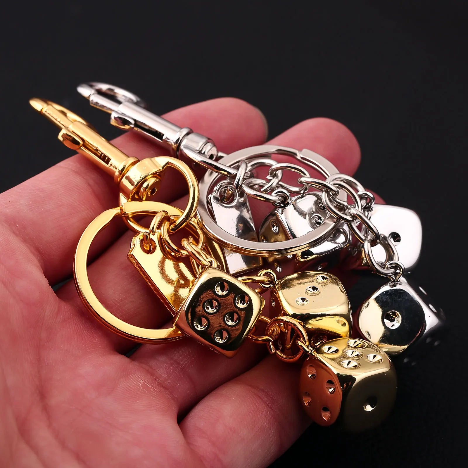 Lucky Dice Keychain